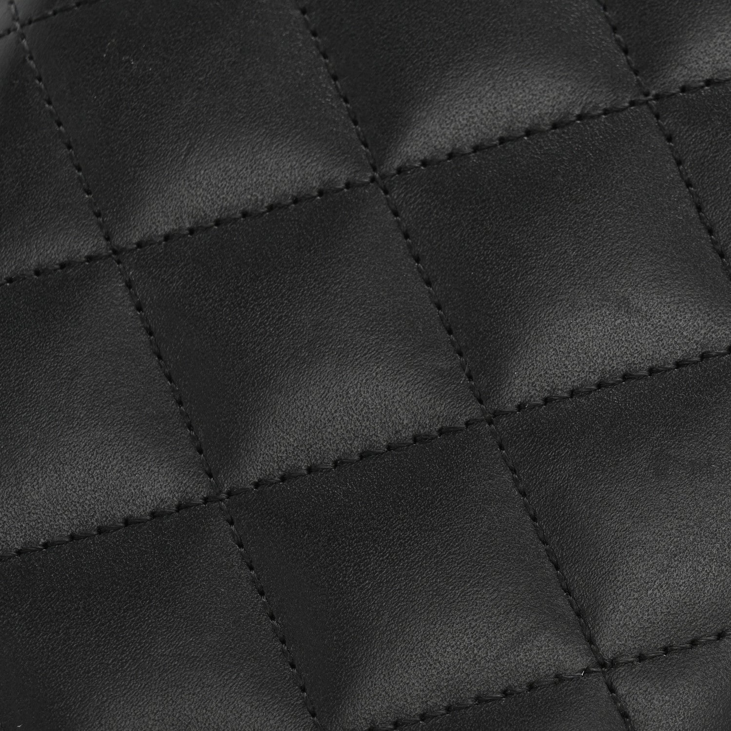 Chanel Calfskin Quilted Cambon Long Double Wallet Black 11 of 12