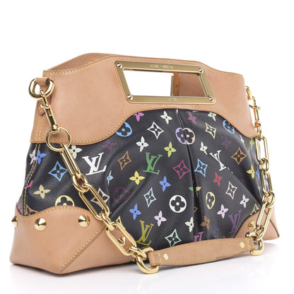 Louis Vuitton Monogram Multicolor Judy MM Black 3 of 12