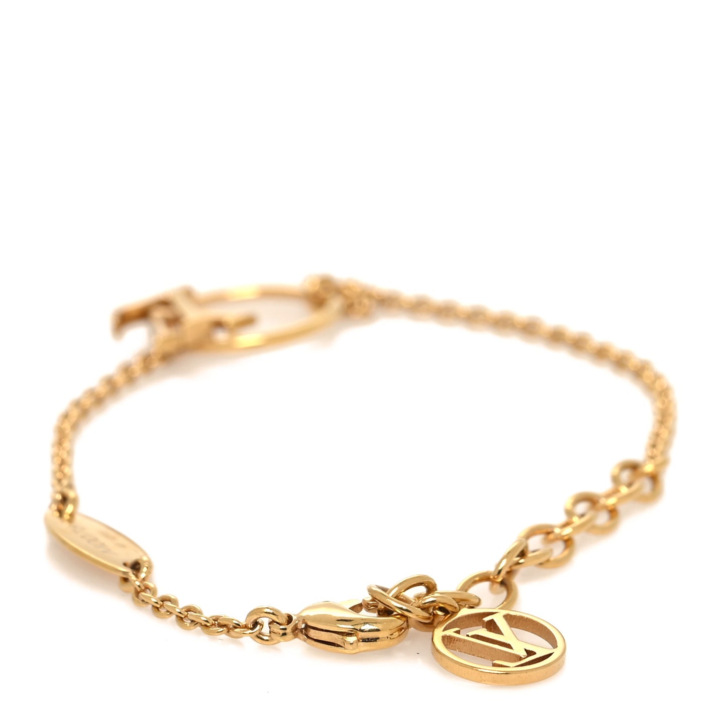 Metal LV Eclipse Bracelet Gold