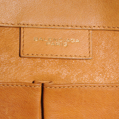 Balenciaga Veau Leather Papier A4 Tote Curry 5 of 6
