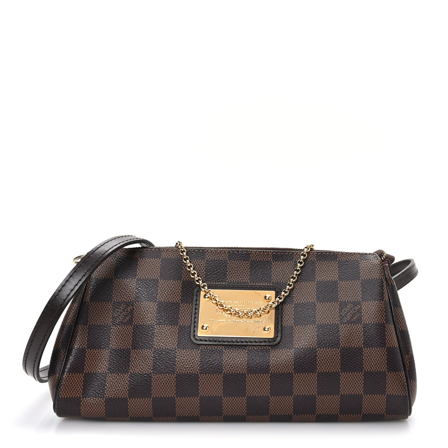 Louis Vuitton Damier Ebene Eva Clutch 1 of 9