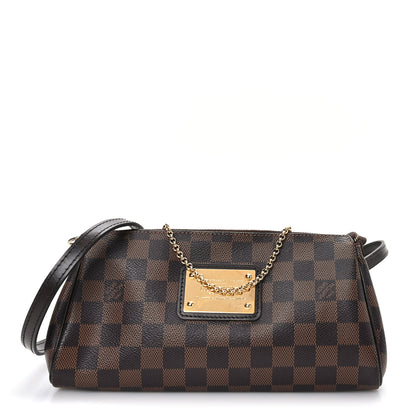 Louis Vuitton Damier Ebene Eva Clutch 1 of 9