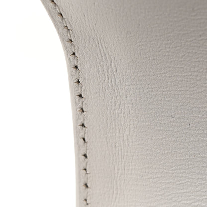Versace Calfskin Large Greca Goddess Shoulder Bag White 13 of 14
