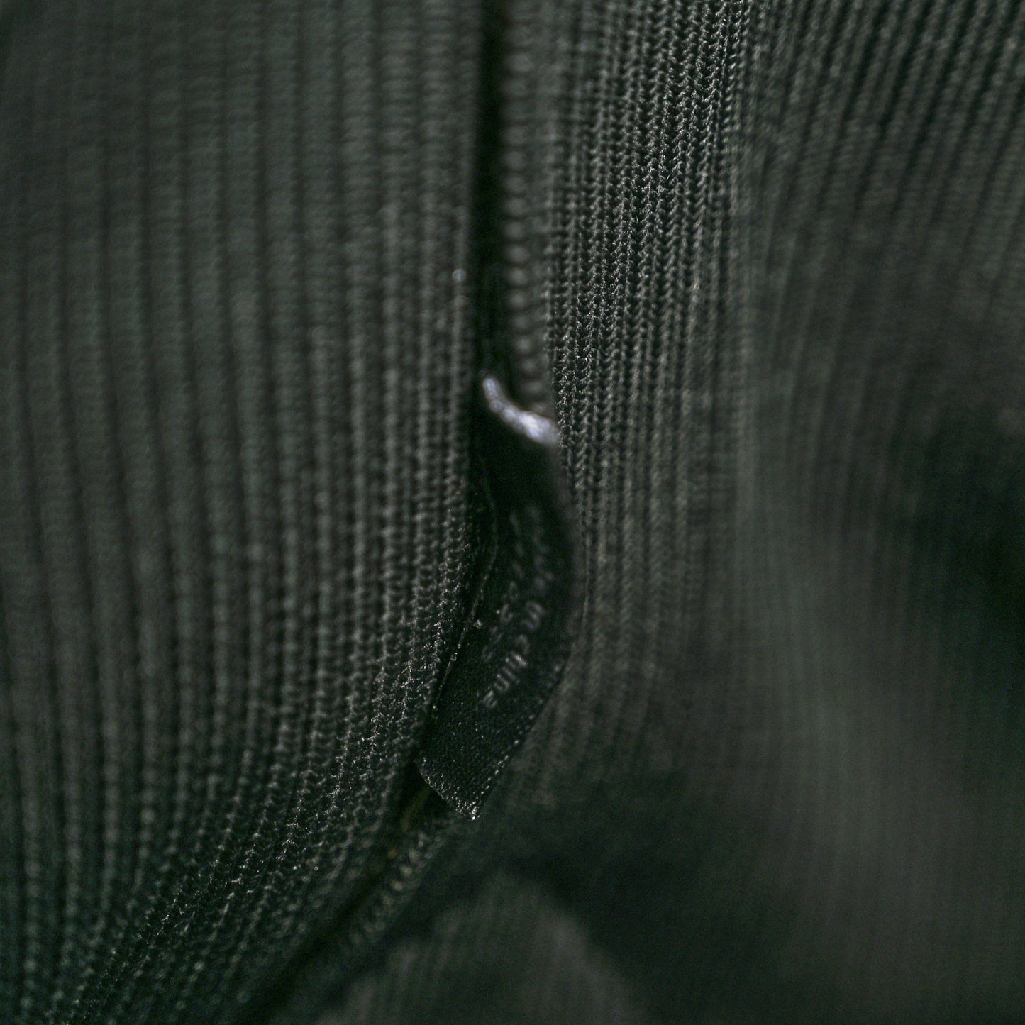 Ribbed Knit Ryan Tote Black