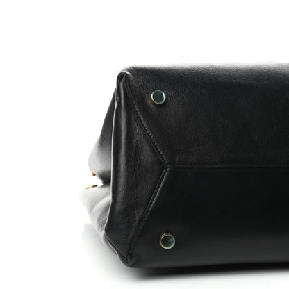 Tom Ford Smooth Calfskin Medium Icon Bag Black 6 of 8