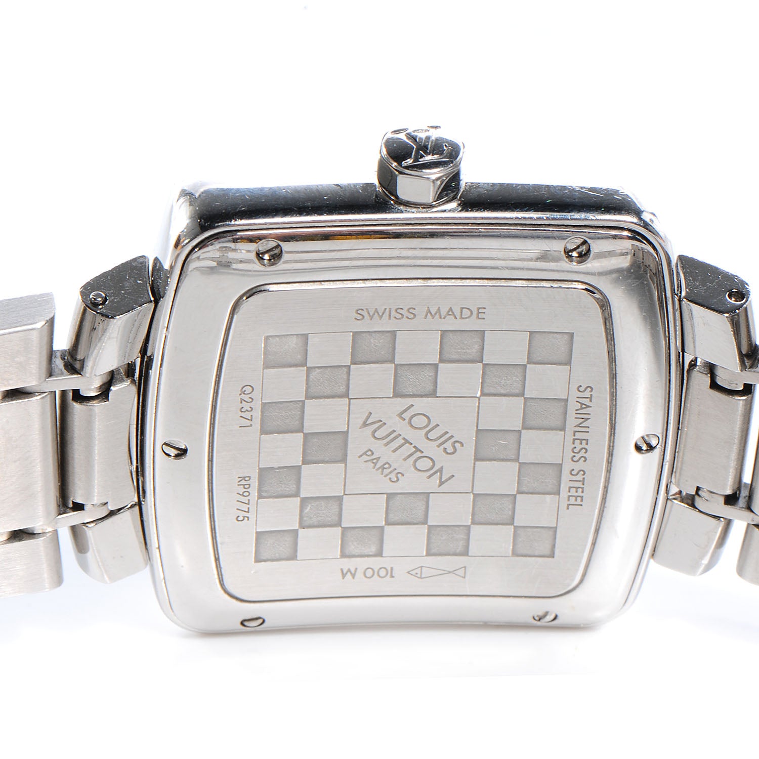 Louis Vuitton Stainless Steel 35mm Speedy Duo Jet GMT Quartz Watch Blue 5 of 6