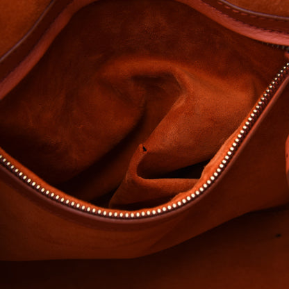 Celine Supple Calfskin Large Phantom Luggage Orange 6 of 8