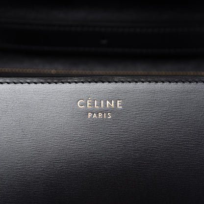 Celine Box Calfskin Medium Classic Box Flap Black 8 of 9