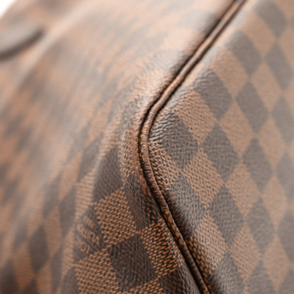 Louis Vuitton Damier Ebene Neo Neverfull MM Rose Ballerine 11 of 13