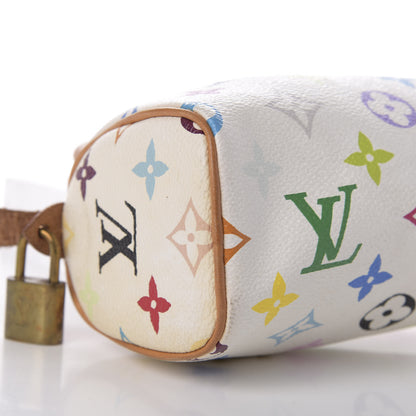 Louis Vuitton Monogram Multicolor Mini Sac HL Speedy White 7 of 9
