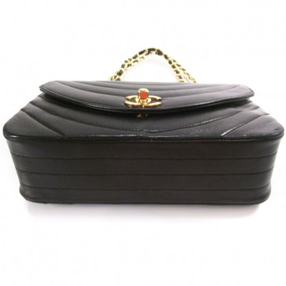 Chanel Lambskin Ribbon Stitched Flap Black 4 of 13