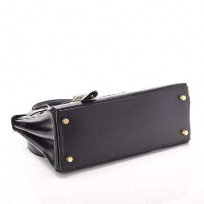 Hermes Box Kelly Retourne 28 Black 5 of 12