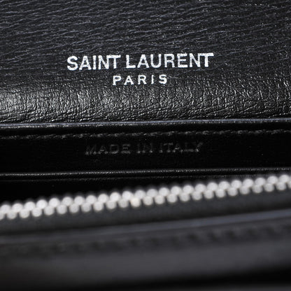 Saint Laurent Calfskin Monogram Sunset Chain Wallet Black 7 of 7