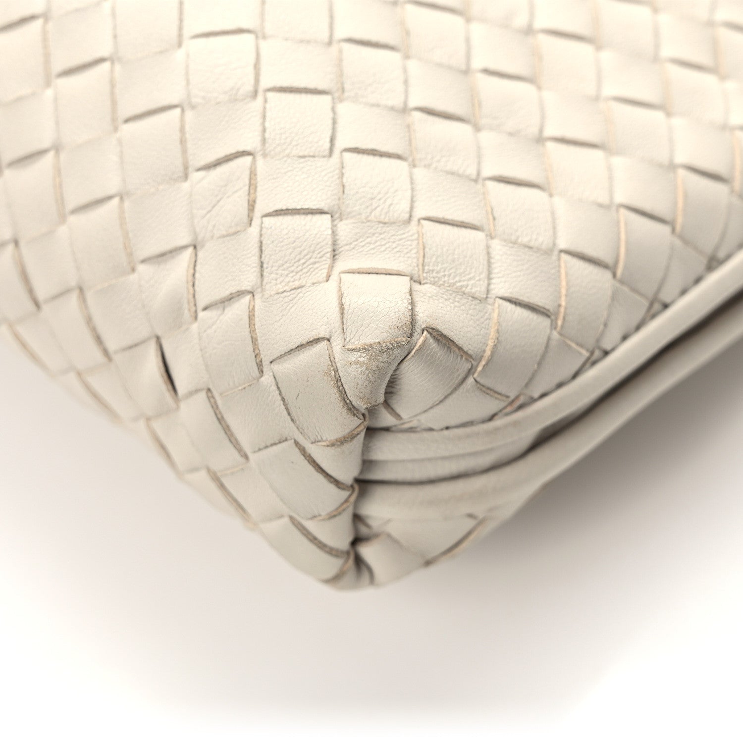 Bottega Veneta Nappa Intrecciato Nodini Crossbody Messenger White 10 of 12