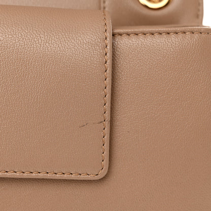 Chanel Sheepskin Quilted Vintage Mademoiselle Flap Beige 11 of 11