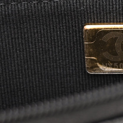 Chanel Caviar Quilted Studded CC Wallet on Chain WOC Black 8 of 12