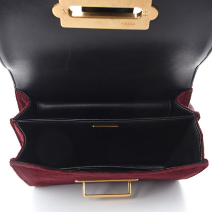 Prada Velvet City Calfskin Cahier Bag Ribes Black 5 of 8