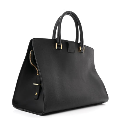 Saint Laurent Textured Calfskin Medium Classic Y Cabas Black 3 of 10