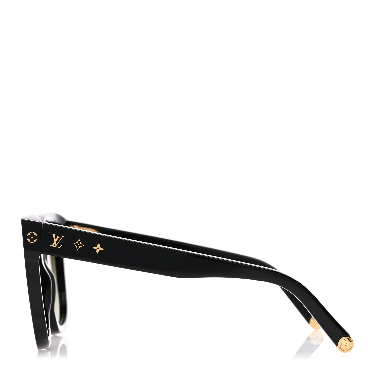 Louis Vuitton Acetate My Monogram Cat Eye Sunglasses Z1729W Black 3 of 6