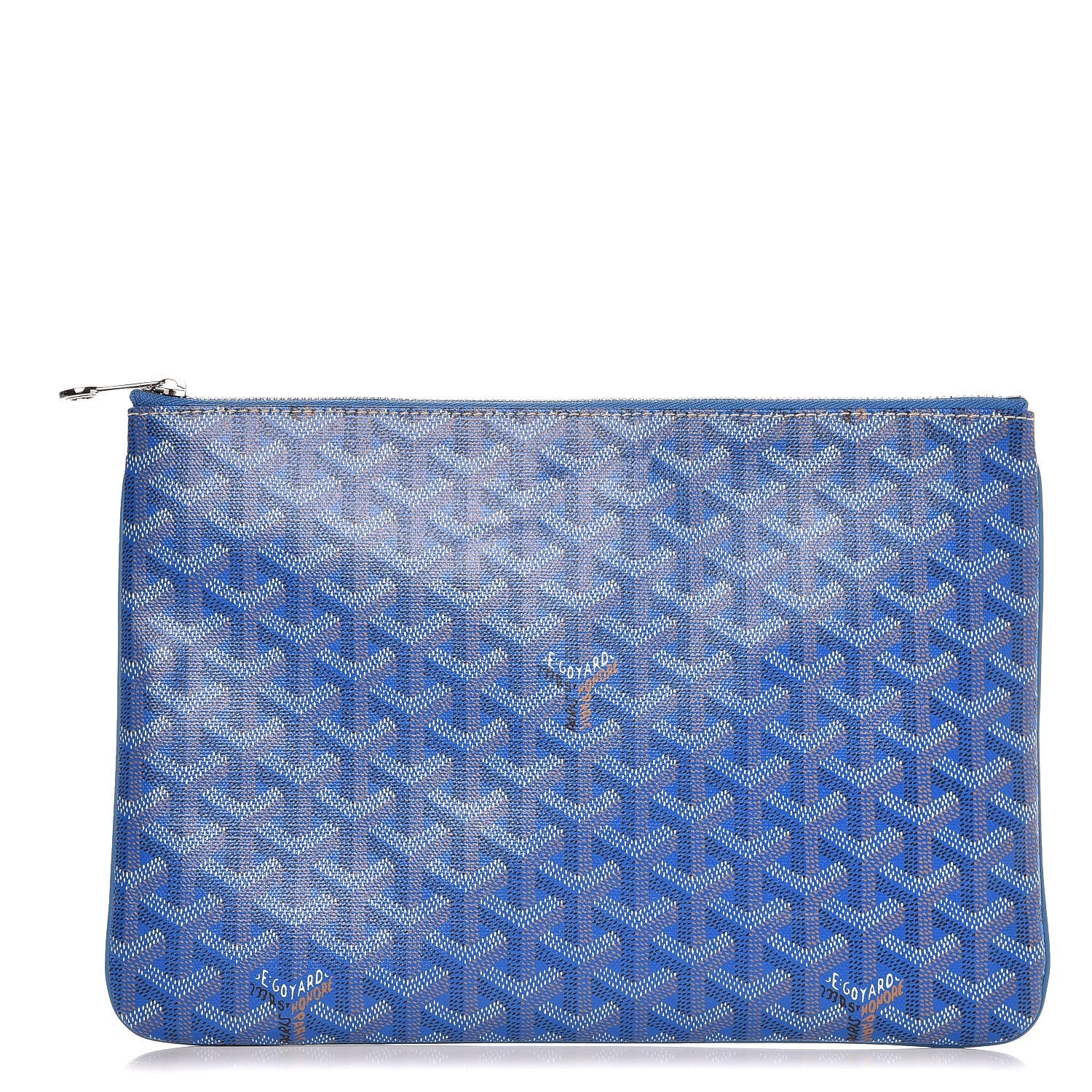 Goyard Goyardine Senat Pochette MM Sky Blue 1 of 8