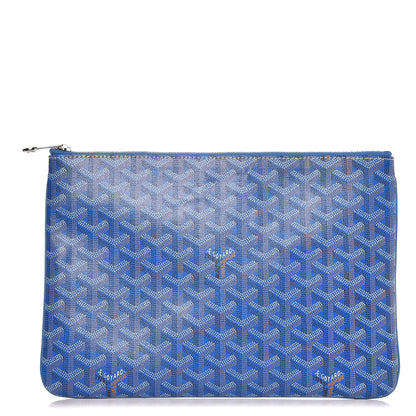 Goyard Goyardine Senat Pochette MM Sky Blue 1 of 8