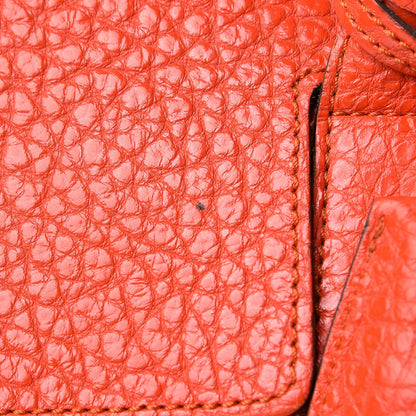 Mulberry Shiny Grain Bayswater Flame 10 of 17