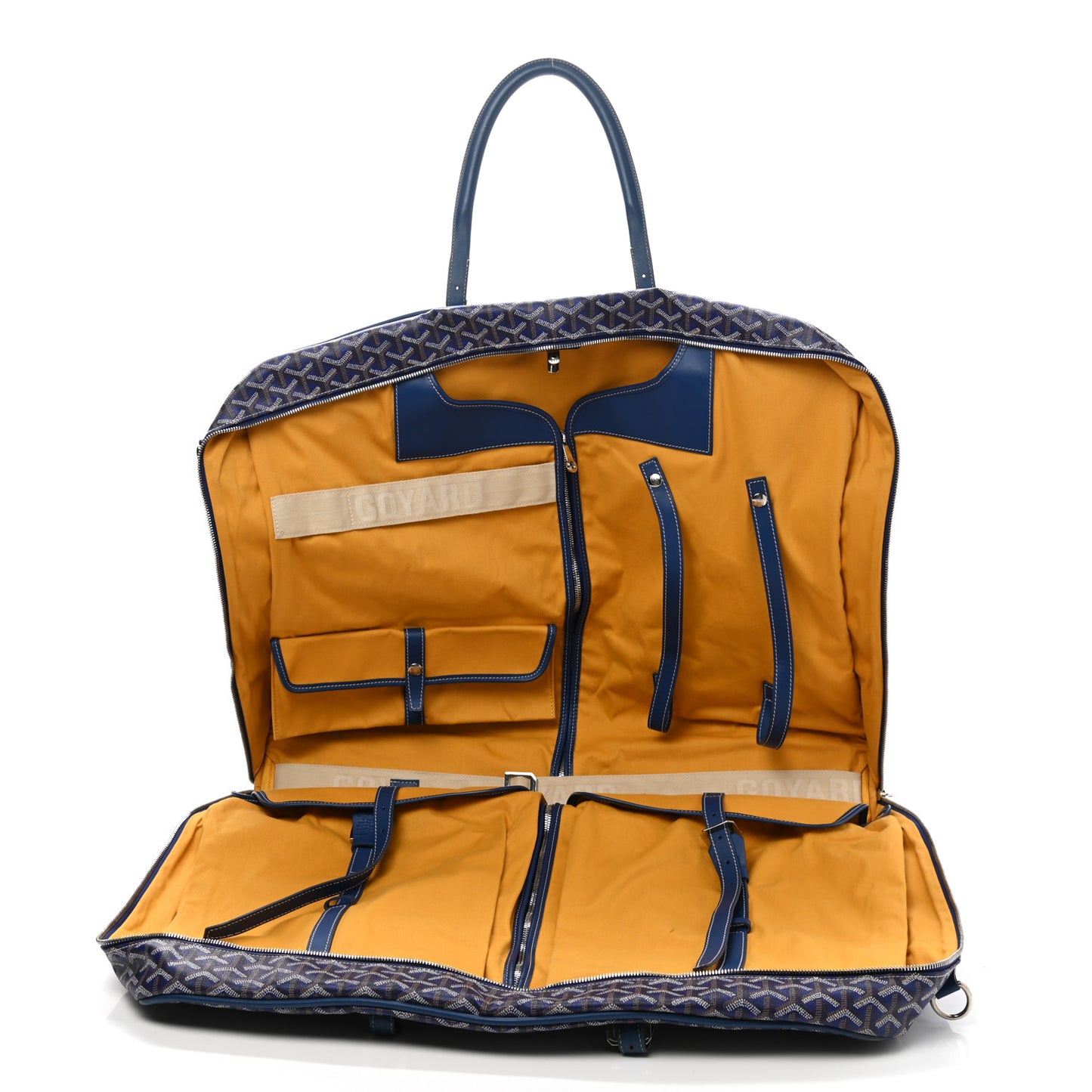 Goyardine Porte-Habits Garment Bag Blue