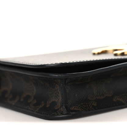 Celine Triomphe Canvas Multipochette Tan 9 of 11