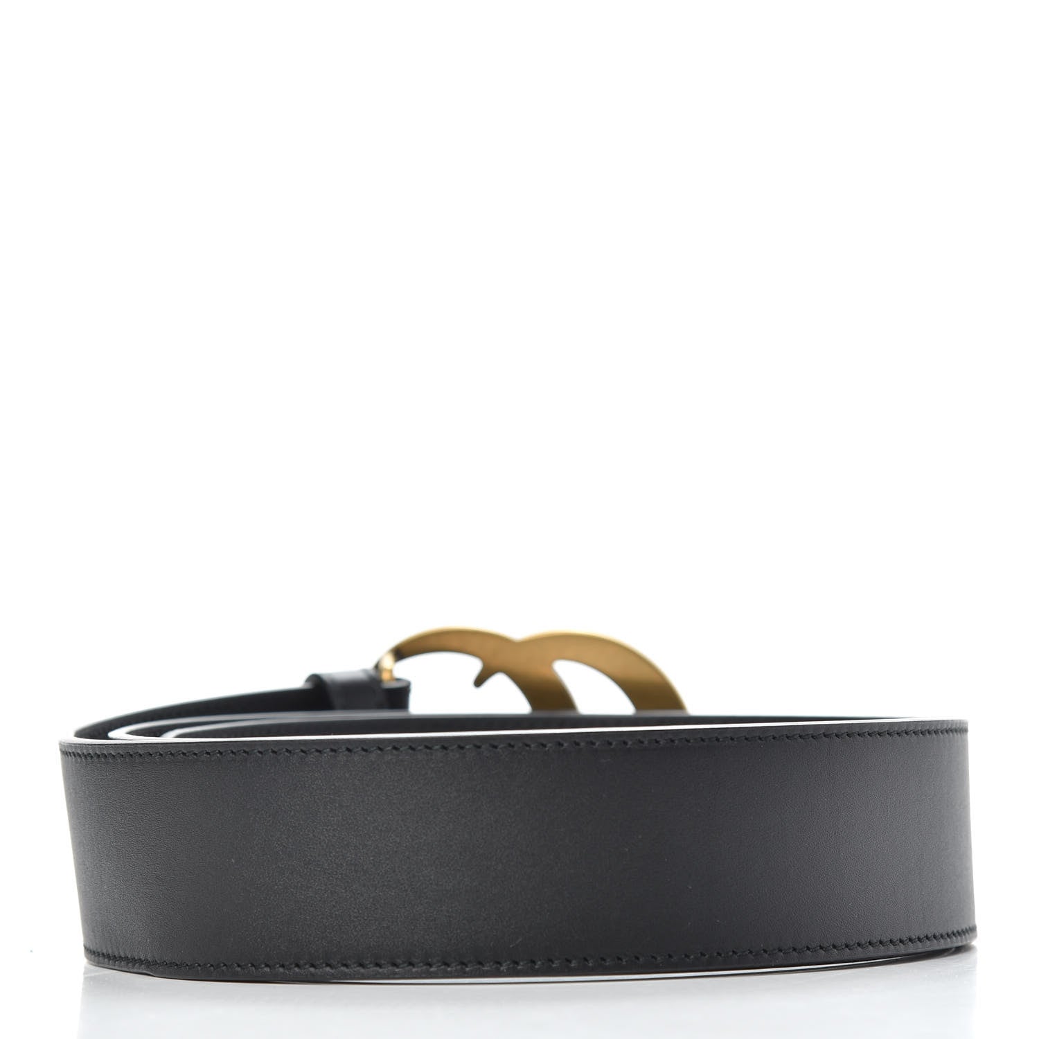 Gucci Calfskin Double G 40mm Belt 90 36 Black 2 of 5