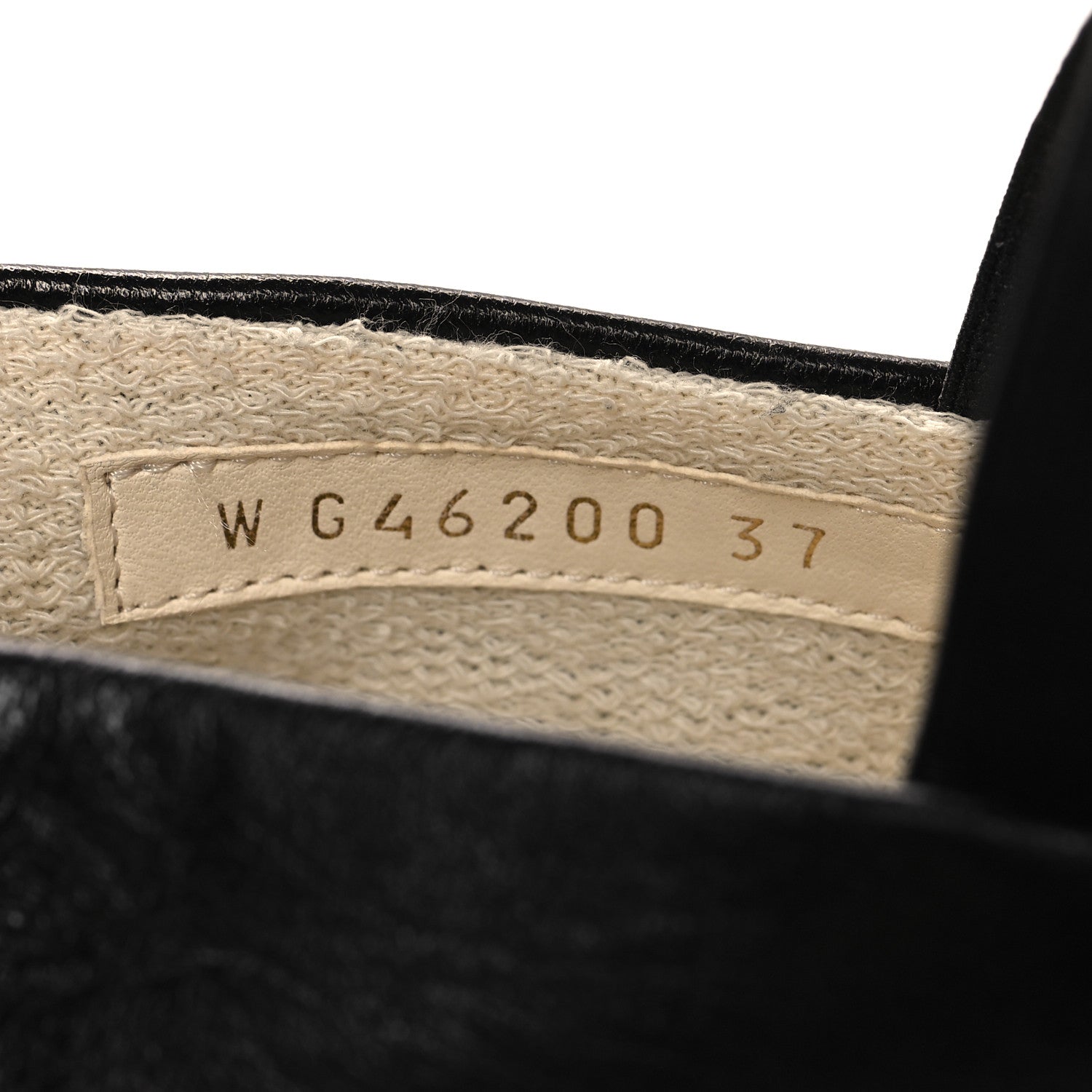 Chanel Lambskin Cap Toe CC Mary Jane Flats 37 Black 7 of 10