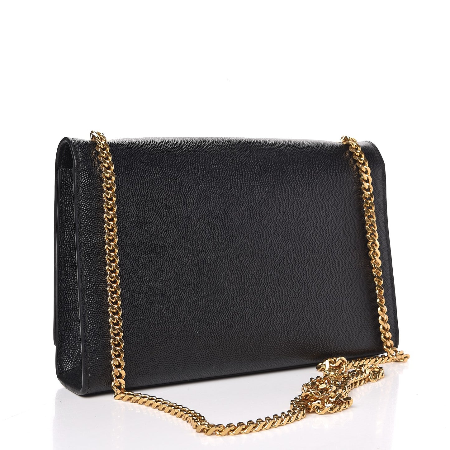Grain De Poudre Medium Classic Monogram Kate Satchel Black