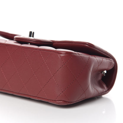 Chanel Lambskin Quilted Mini Rectangular Flap Burgundy 6 of 9
