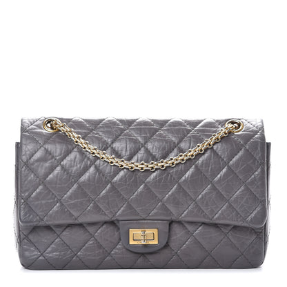 Chanel Aged Calfskin Quilted 2.55 Reissue 226 Flap Grey 1 of 13