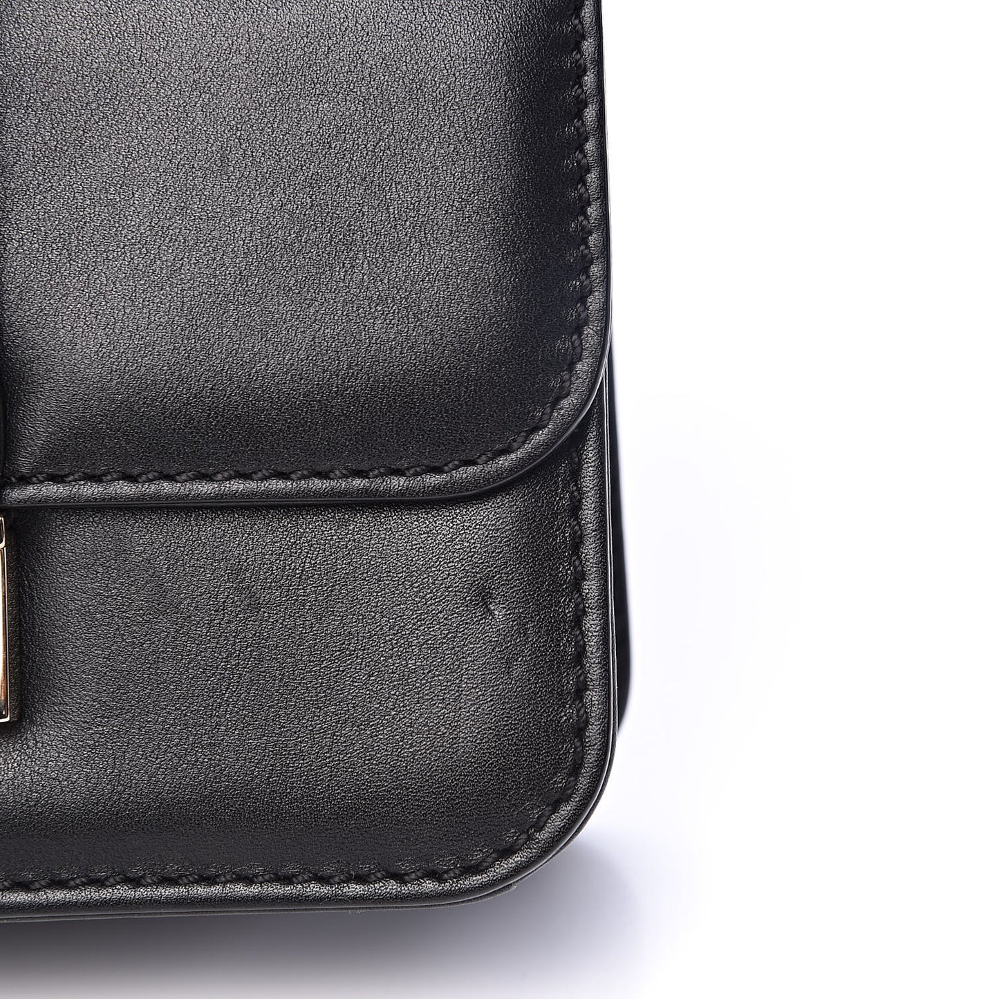 Vitello Mini Glam Lock Rockstud Flap Black