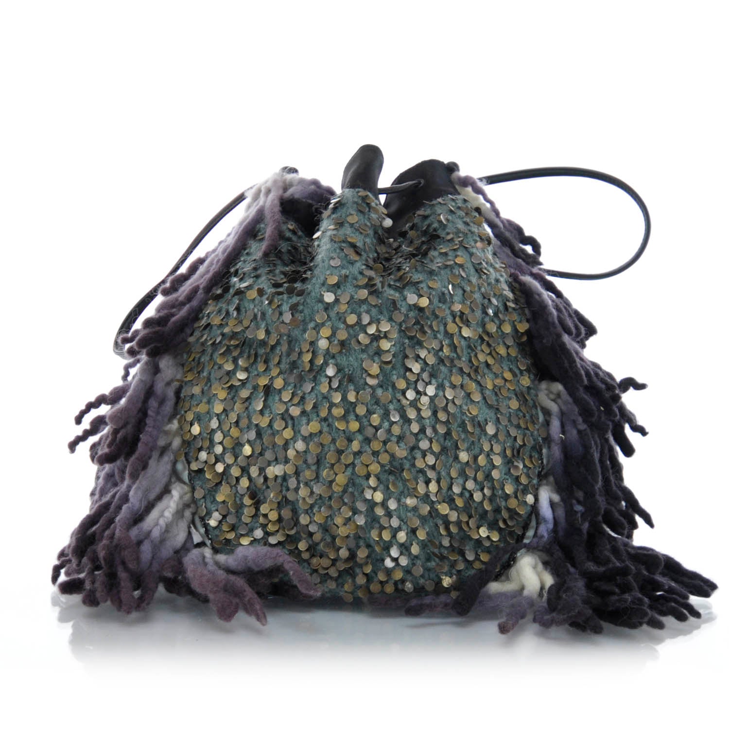 Fendi Sequin Embroidered Pillow Grande Tote Multicolor 4 of 8