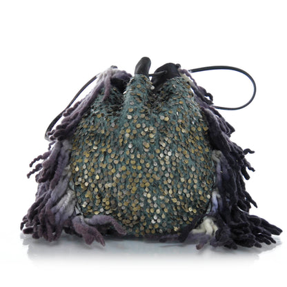 Fendi Sequin Embroidered Pillow Grande Tote Multicolor 4 of 8