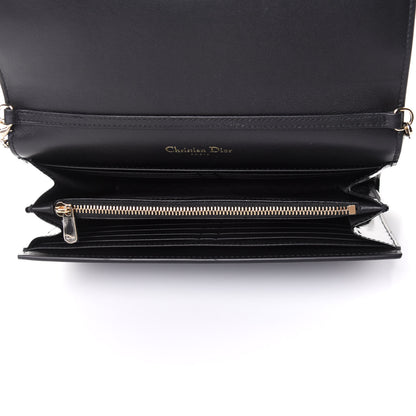 Christian Dior Patent 30 Montaigne Pouch Black 5 of 10