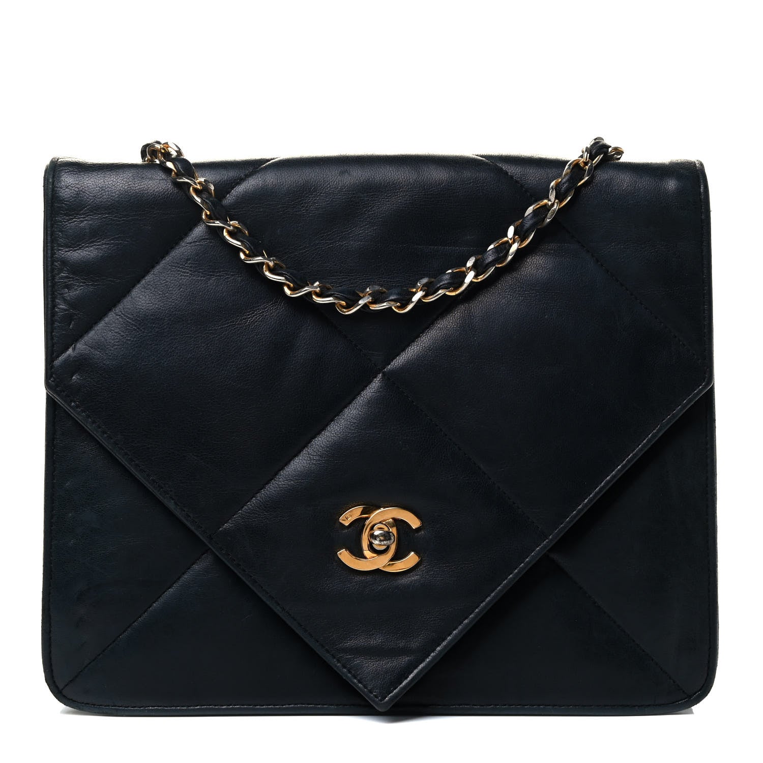 Chanel Lambskin Quilted Small Single Flap Black 1 of 5