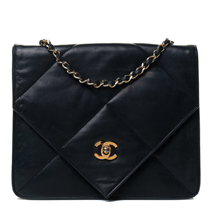 Chanel Lambskin Quilted Small Single Flap Black 1 of 5