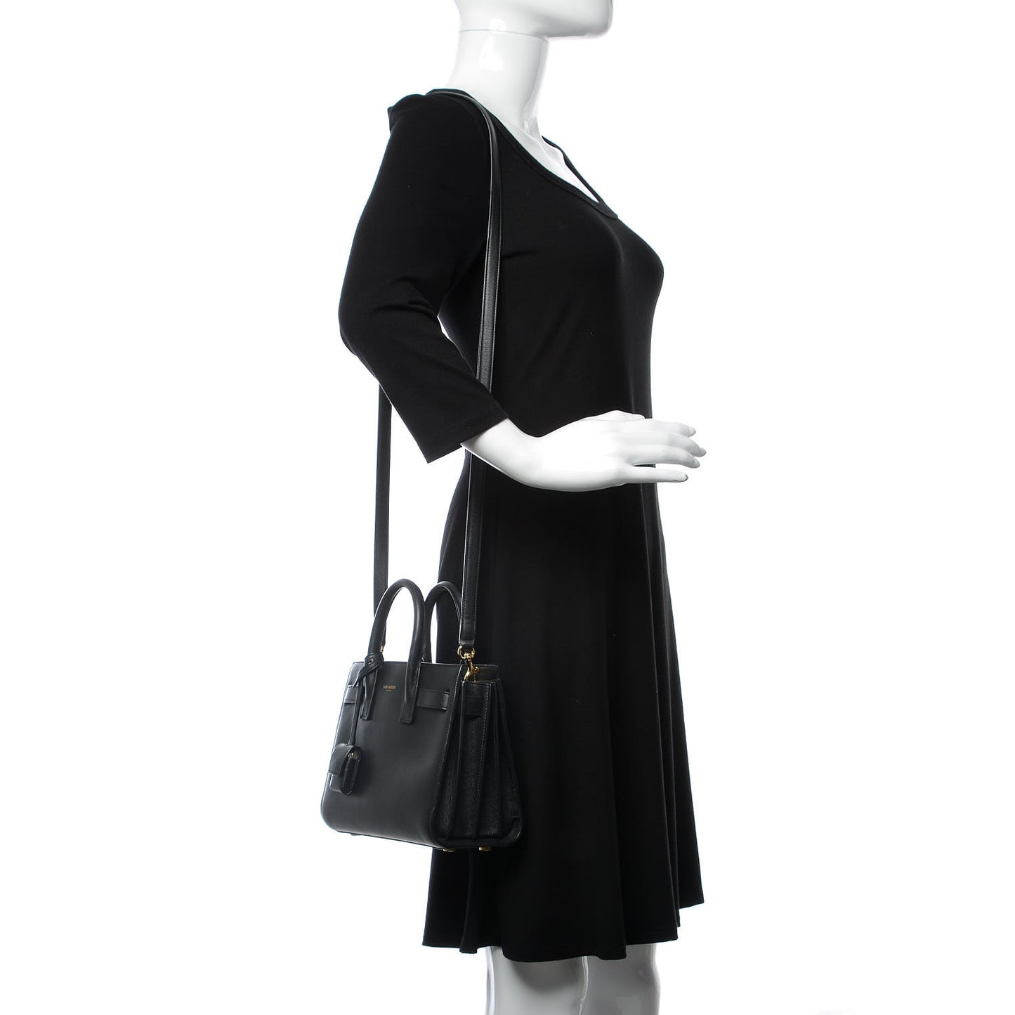 Calfskin Nano Sac de Jour Black