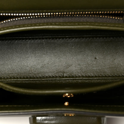 Gucci Shiny Polished Calfskin Medium Bamboo Luscious Green 7 of 13