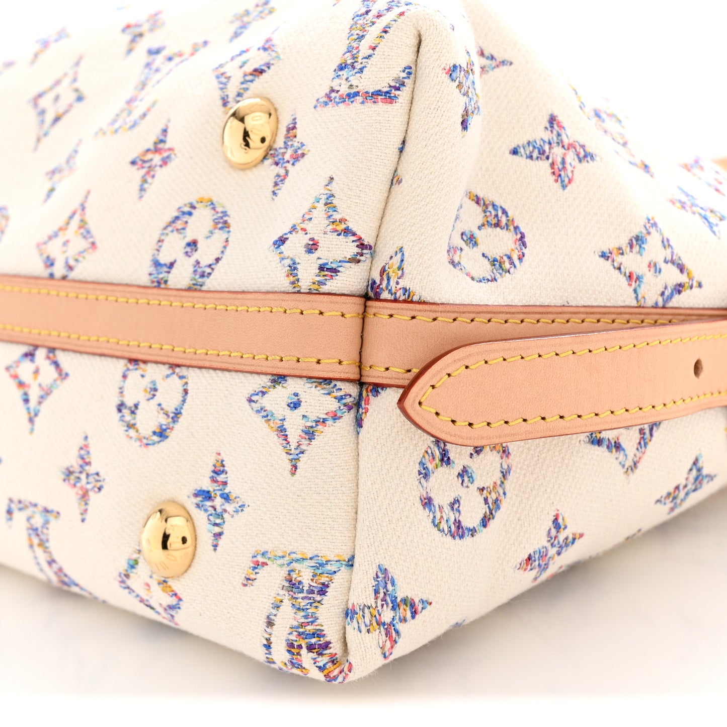 Monogram Jacquard CarryAll PM Multicolor Beige