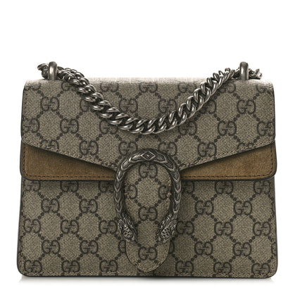Gucci GG Supreme Monogram Mini Dionysus Shoulder Bag Taupe 1 of 11