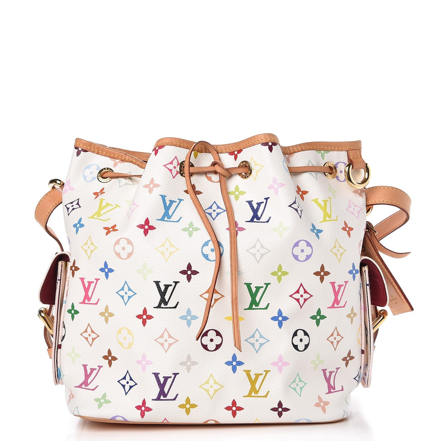Louis Vuitton Monogram Multicolor Petit Noe White 1 of 14