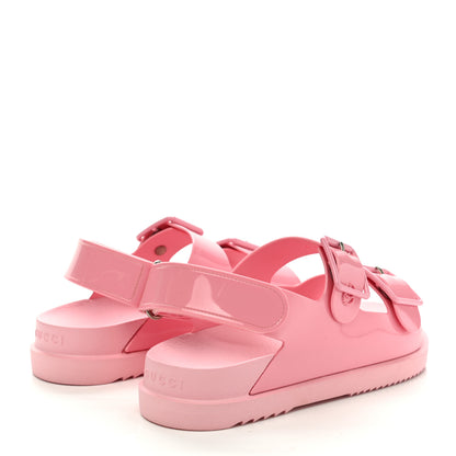 Gucci Rubber Mini Double G Womens Isla Dad Sandals 37 Wild Rose 4 of 8