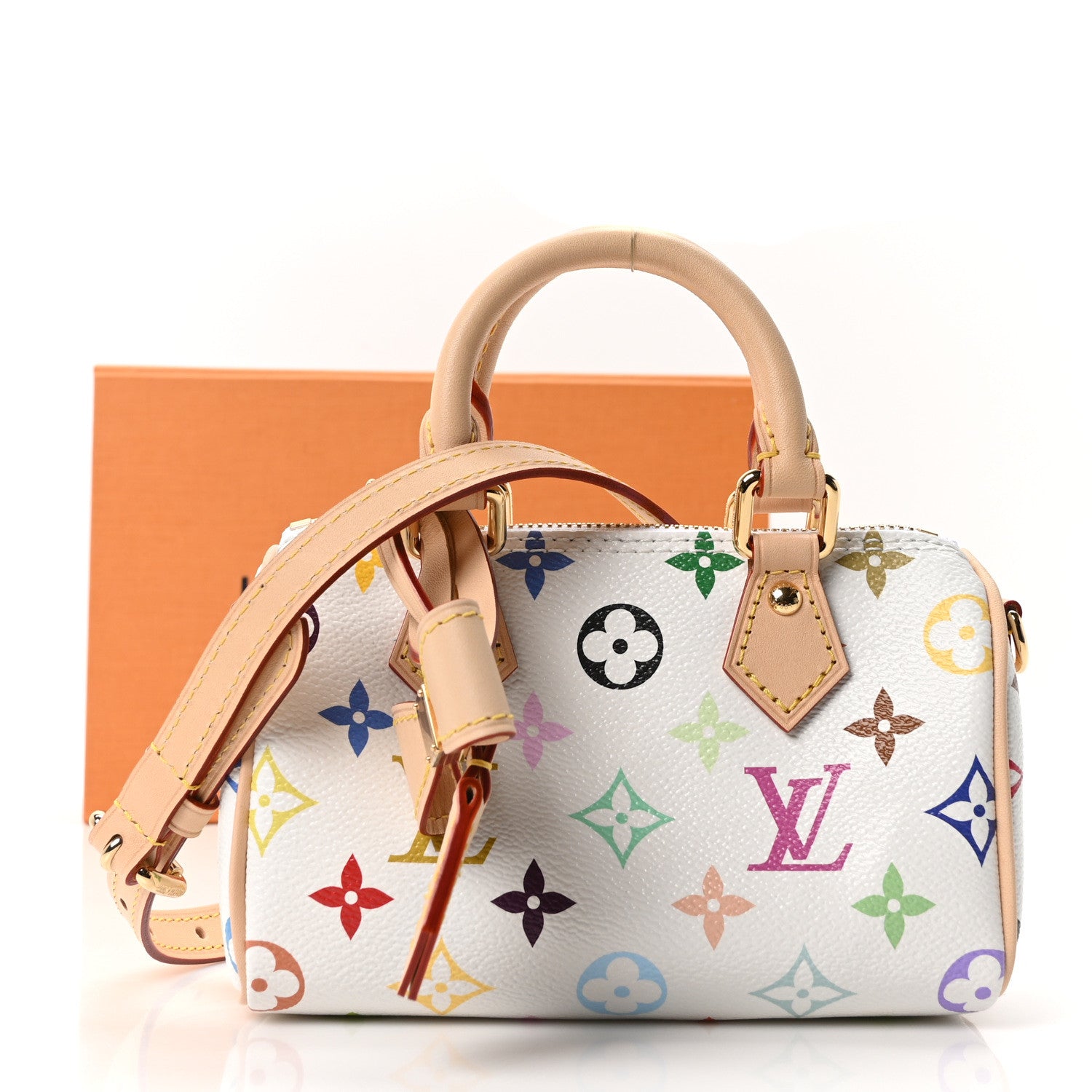 Louis Vuitton LV X TM Monogram Multicolor Nano Speedy White 9 of 9