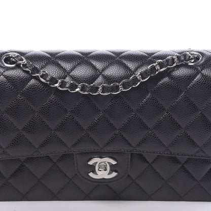 Chanel Caviar Quilted Medium Double Flap Black 10 of 10
