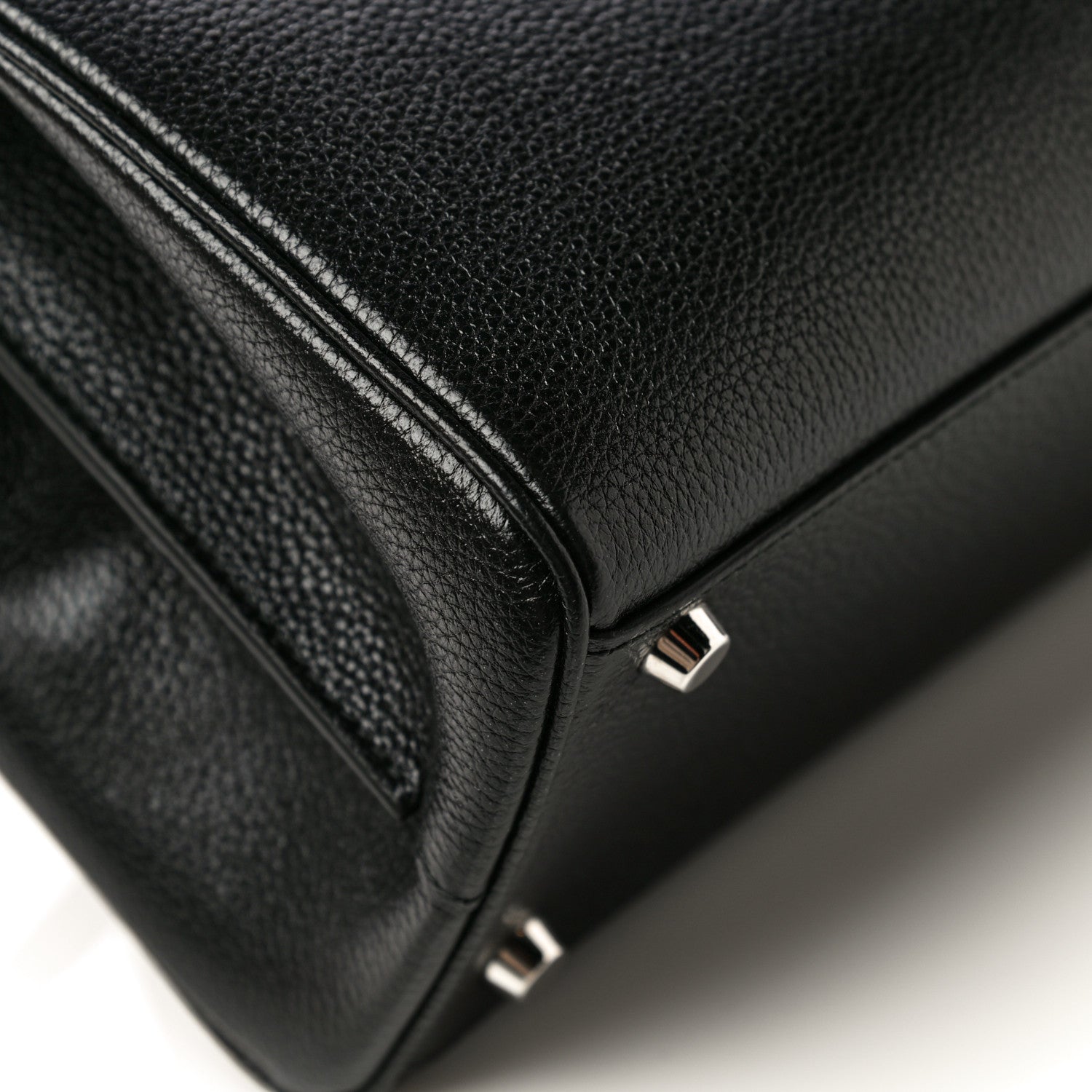 Gucci Grainy Calfskin Small Zumi Top Handle Bag Black 10 of 11