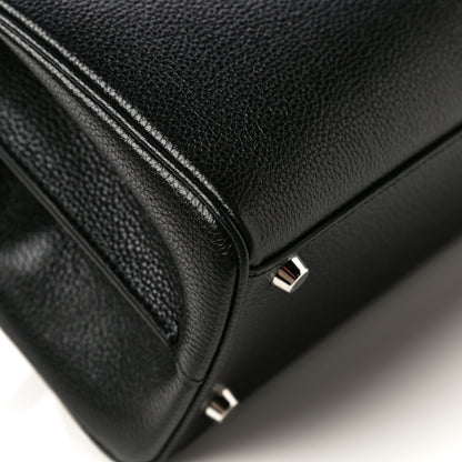 Gucci Grainy Calfskin Small Zumi Top Handle Bag Black 10 of 11