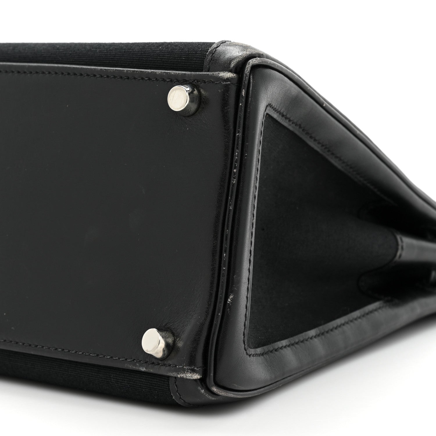 Hermes Box Toile Lakis Kelly 32 Black 7 of 24